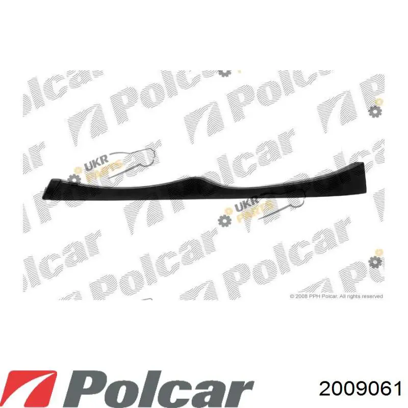 2009061 Polcar ресничка (накладка правой фары)