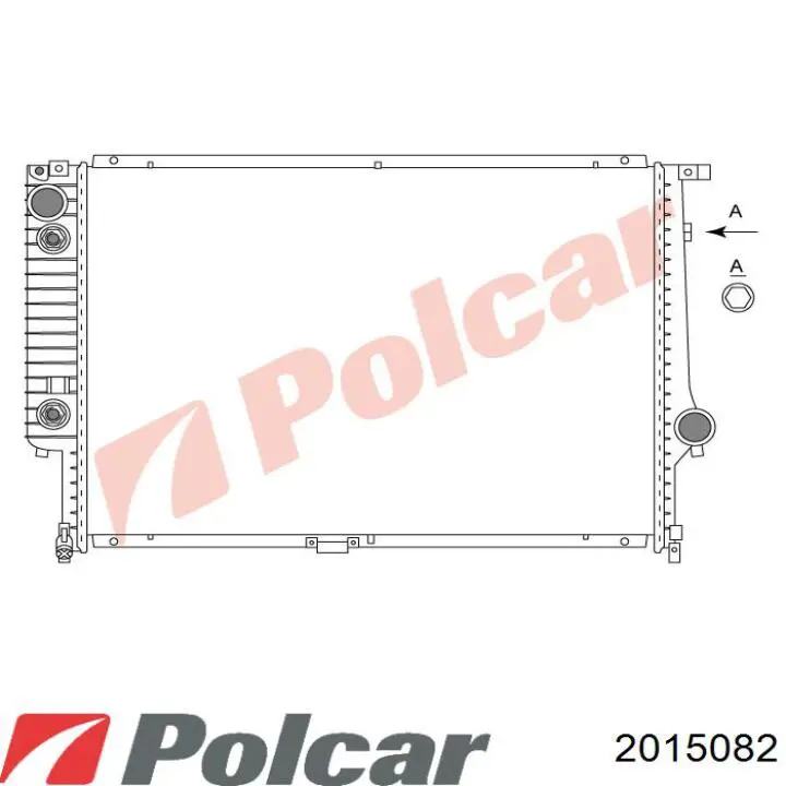 2015082 Polcar Радиатор основной