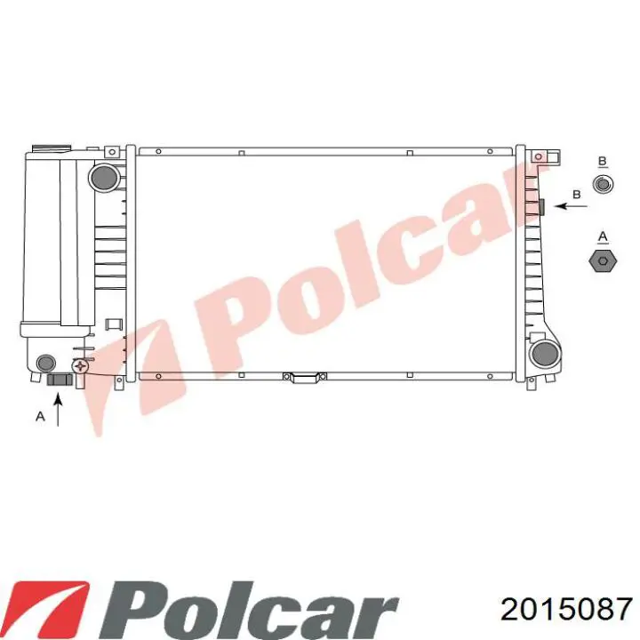 2015087 Polcar Радиатор основной