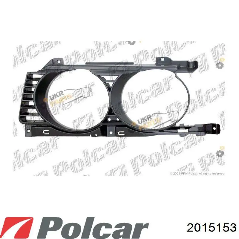 Решетка радиатора левая Polcar 2015153