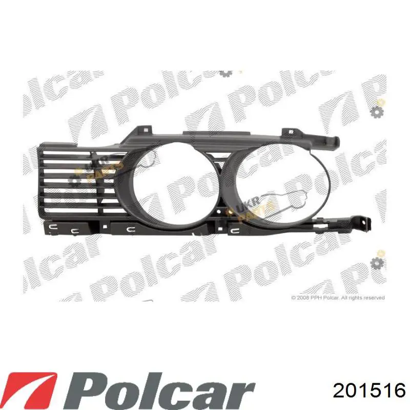 201516 Polcar решетка радиатора правая