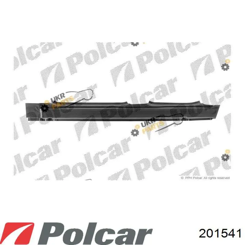 201541 Polcar порог внешний левый