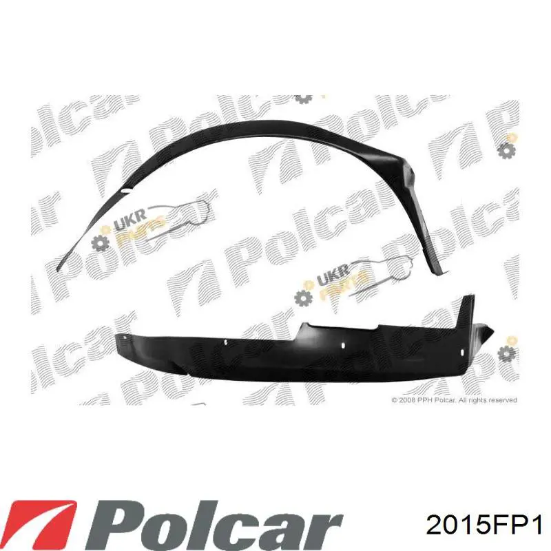 2015FP-1 Polcar подкрылок крыла переднего правый