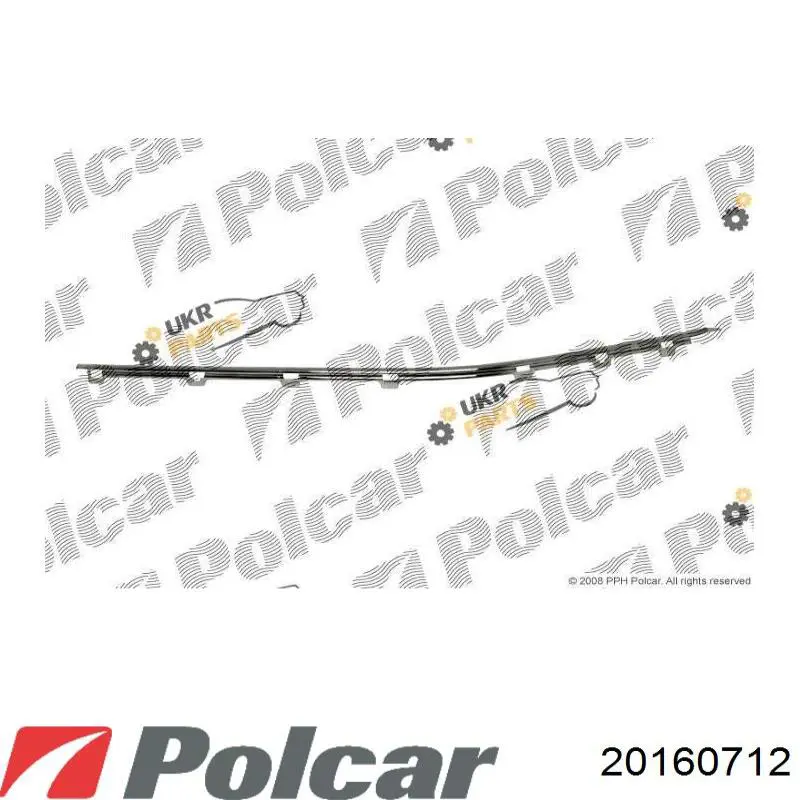 20160712 Polcar накладка бампера переднего правая