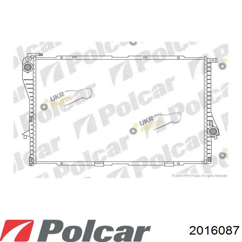 2016087 Polcar радиатор