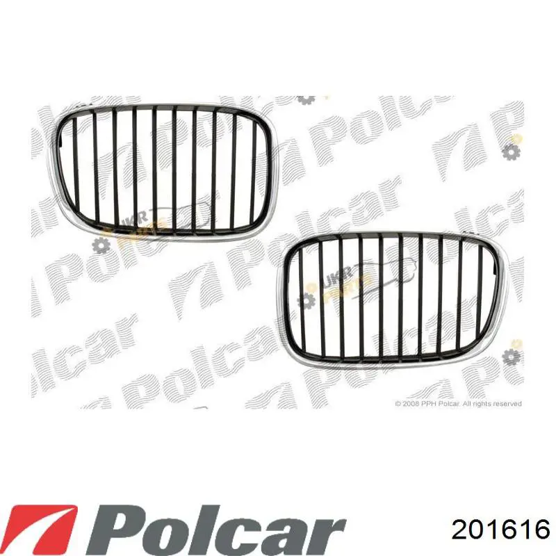 201616 Polcar решетка радиатора правая