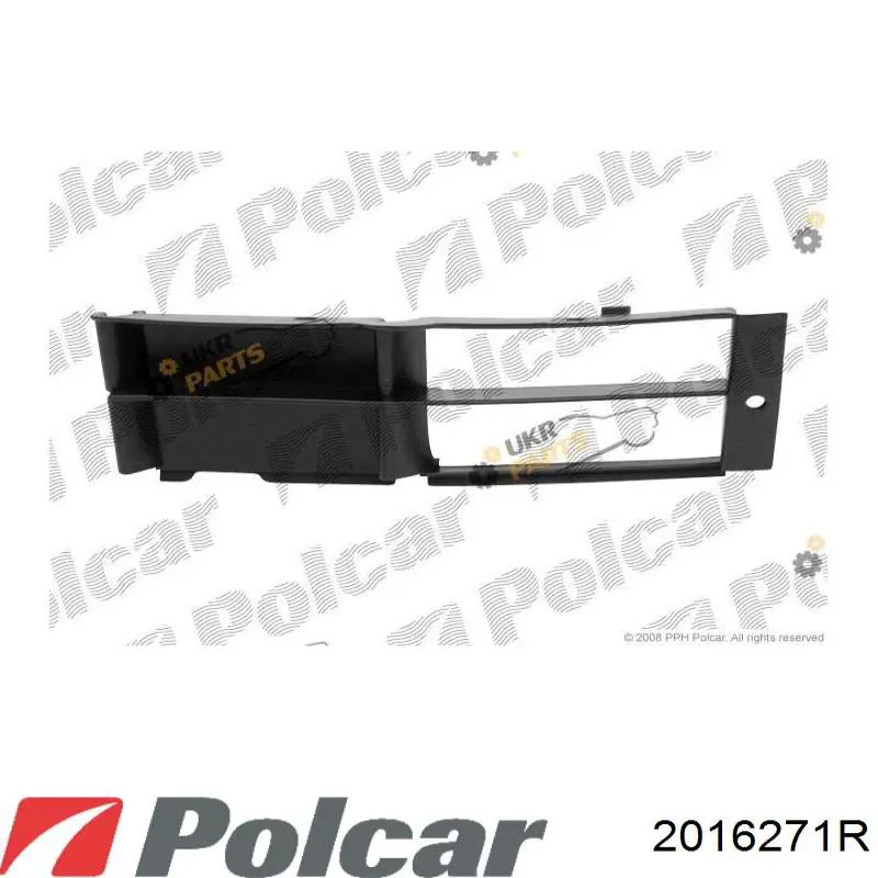 2016271R Polcar решетка бампера переднего левая