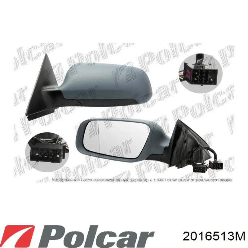 2016513M Polcar Левое боковое зеркало