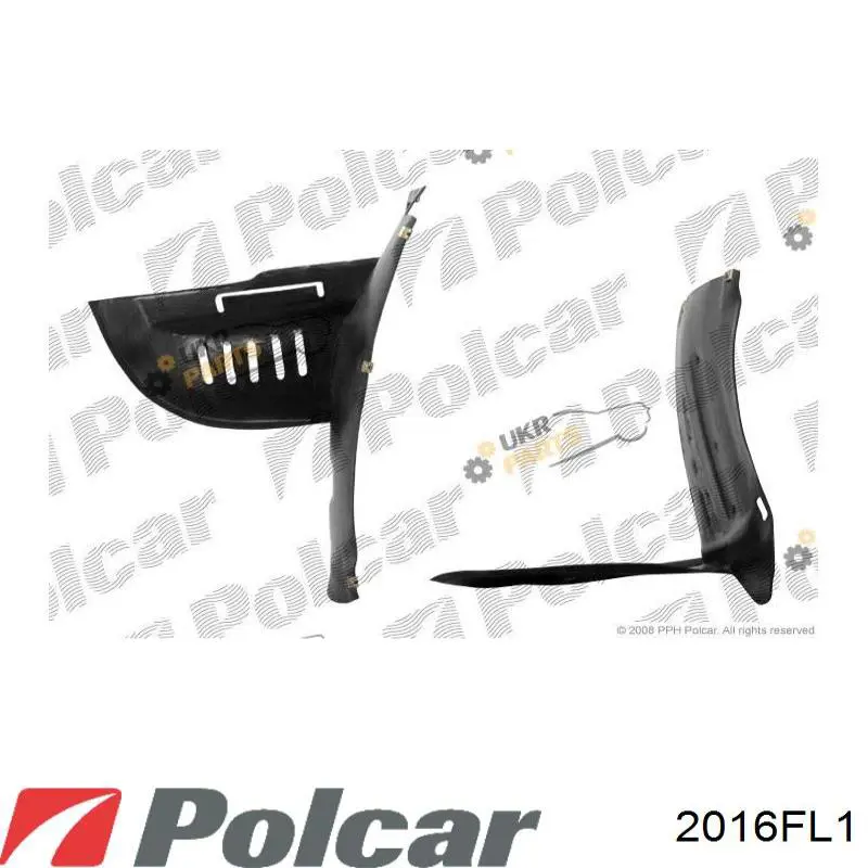 2016FL1T Polcar защита двигателя левая