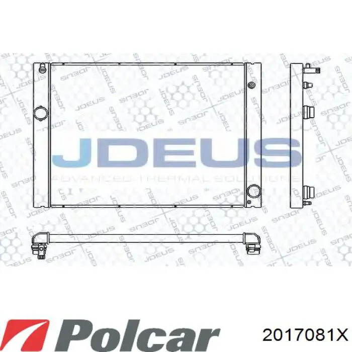 2017081X Polcar радиатор