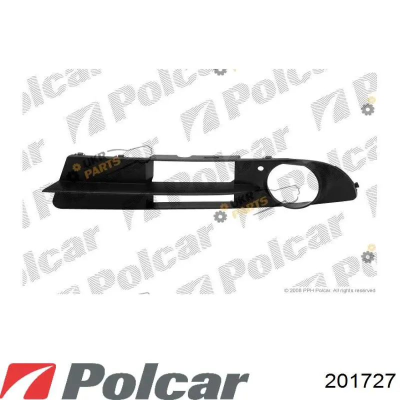 201727 Polcar решетка бампера переднего центральная