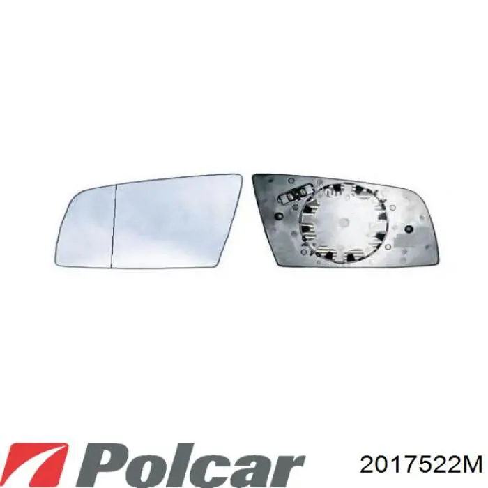 2017545E Polcar зеркало заднего вида левое