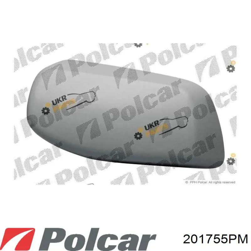 201755PM Polcar накладка (крышка зеркала заднего вида правая)