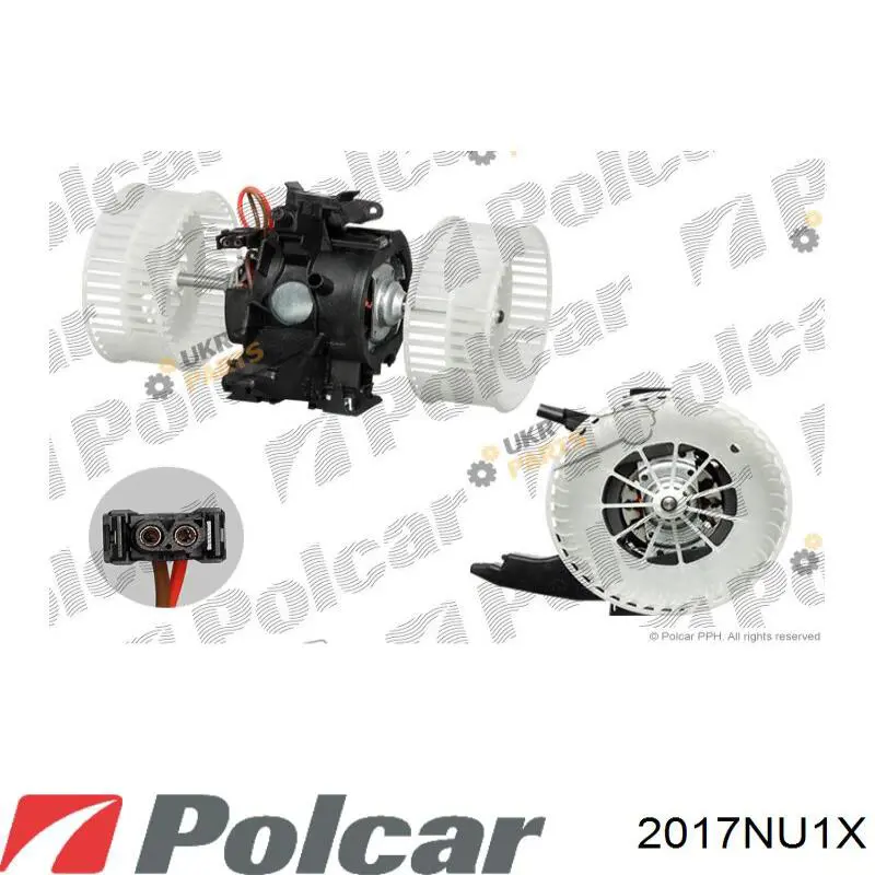 Вентилятор печки 2017NU1X Polcar