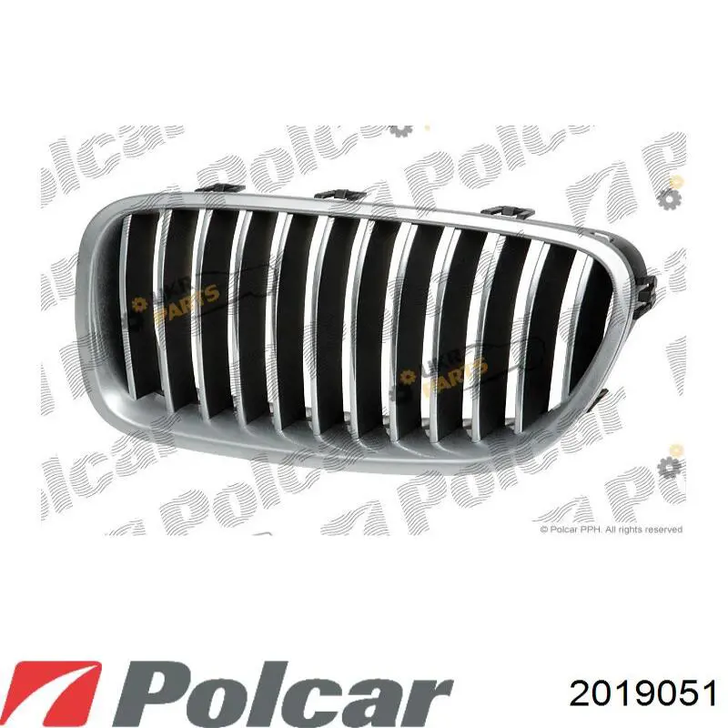 2019051 Polcar решетка радиатора левая