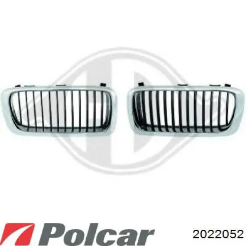 2022052 Polcar Решетка радиатора правая