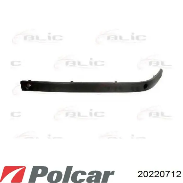 Молдинг бампера переднего правый Polcar 20220712