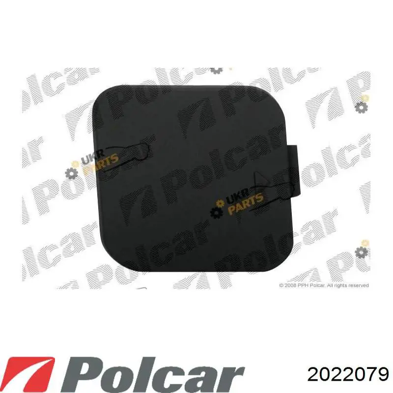 202207-9 Polcar заглушка бампера буксировочного крюка передняя