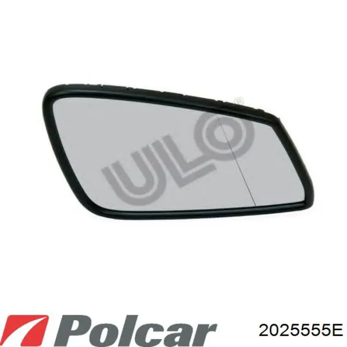 2025555E Polcar зеркальный элемент зеркала заднего вида правого