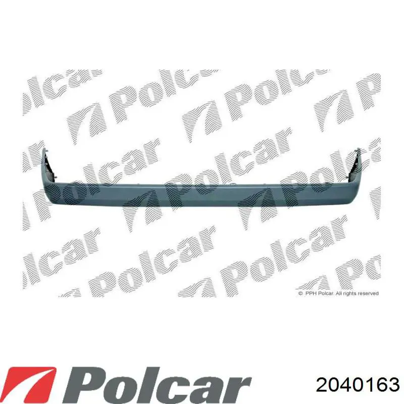 204016-3 Polcar молдинг капота