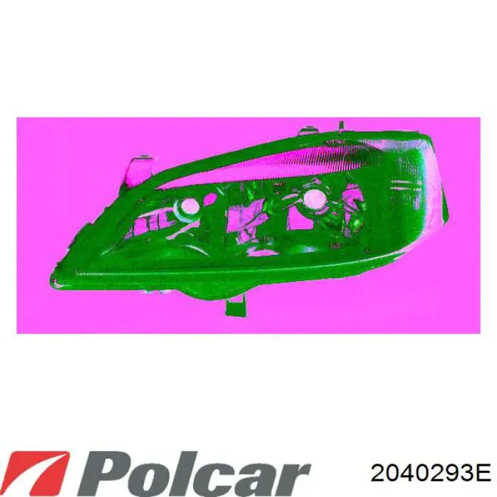 2040293E Polcar фара левая