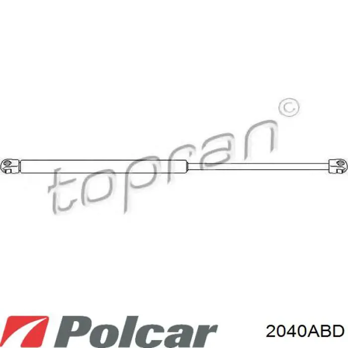 2040ABD Polcar амортизатор багажника