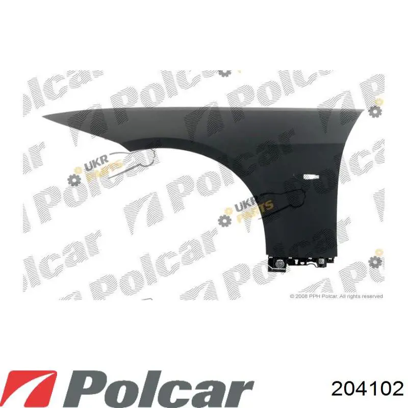 204102 Polcar крыло переднее правое
