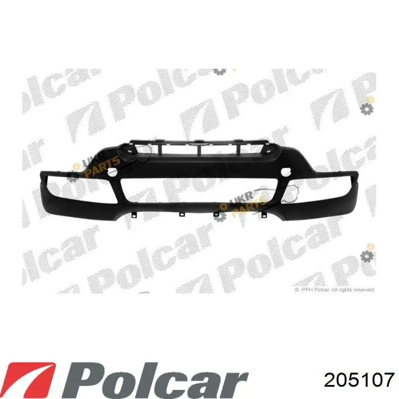 Передний бампер 205107 Polcar