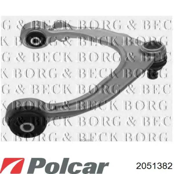 Рычаг передней подвески верхний правый 2051382 Polcar