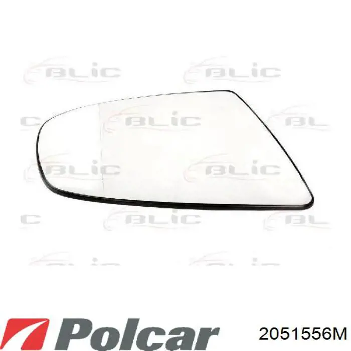 Стекло правого зеркала заднего вида 2051556M Polcar