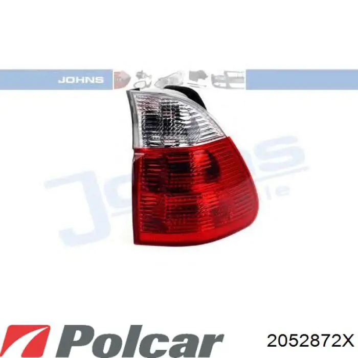 Фонарь задний левый, внутренний Polcar 2052872X цена, от 62.74 USD