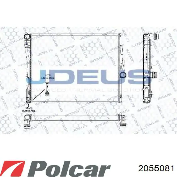 2055081 Polcar радиатор