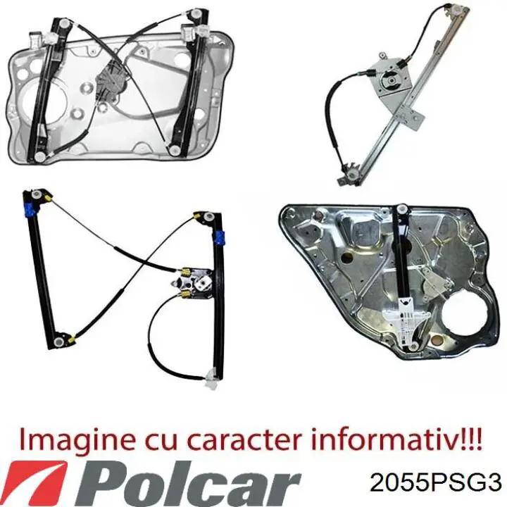 Стеклоподъемник задней левой двери Polcar 2055PSG3 цена, от 24.95 USD