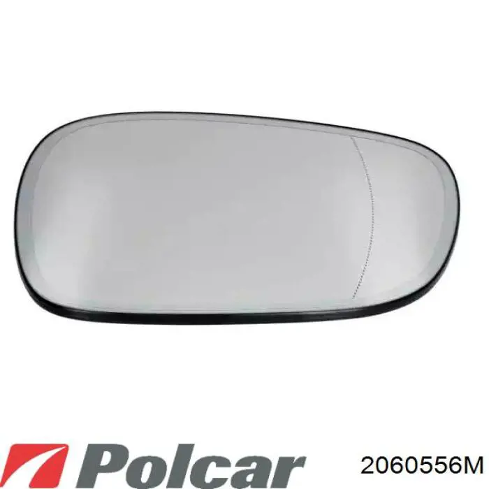 2060556M Polcar зеркальный элемент зеркала заднего вида правого