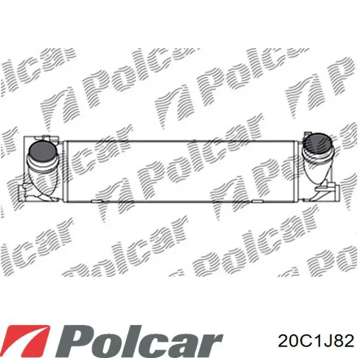 20C1J82 Polcar Охладитель наддувочного воздуха