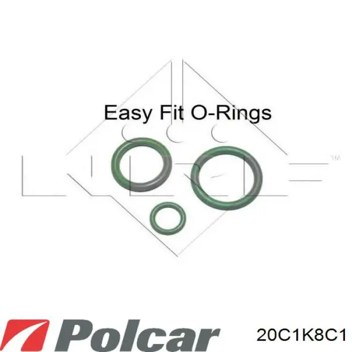 Радиатор кондиционера 20C1K8C1 Polcar