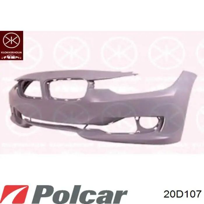 Передний бампер 20D107 Polcar