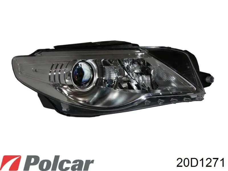 20D1271 Polcar Центральная решетка переднего бампера