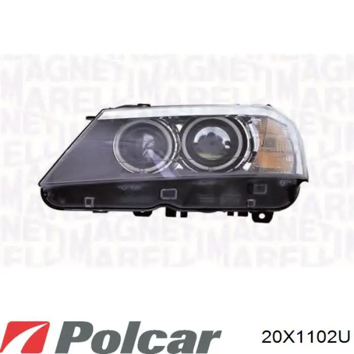 Фара правая 20X1102U Polcar