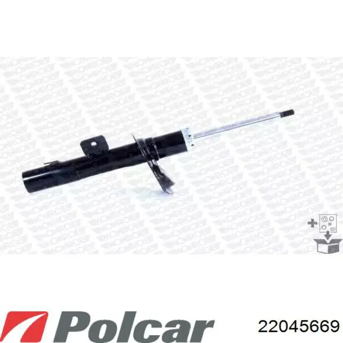 22045669 Polcar амортизатор передний правый