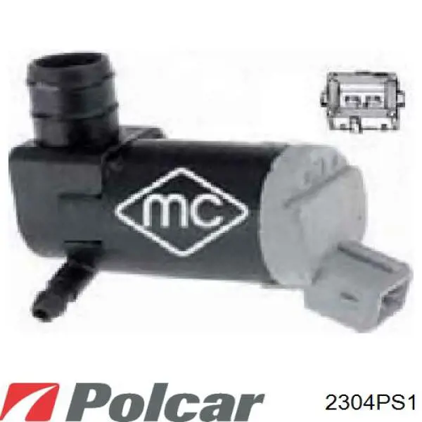2304PS-1 Polcar насос-мотор омывателя стекла переднего