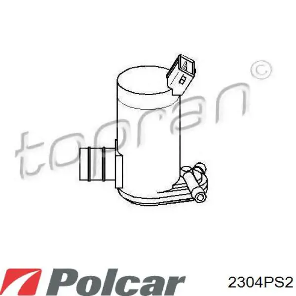 Bomba de limpiaparabrisas delantera 2304PS2 Polcar