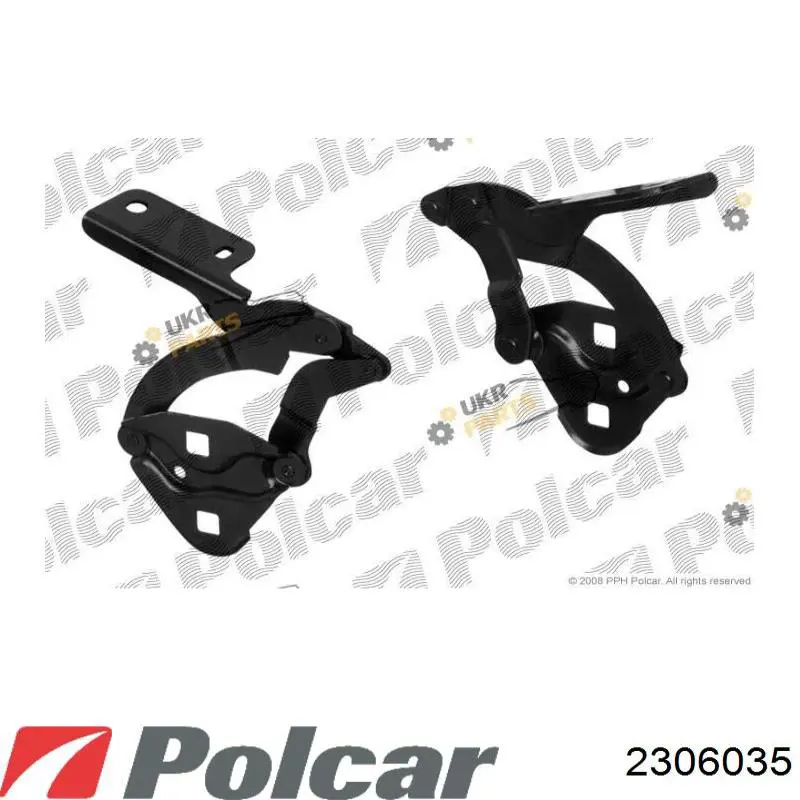 Gozno da capota esquerdo para Citroen Saxo (S0, S1)