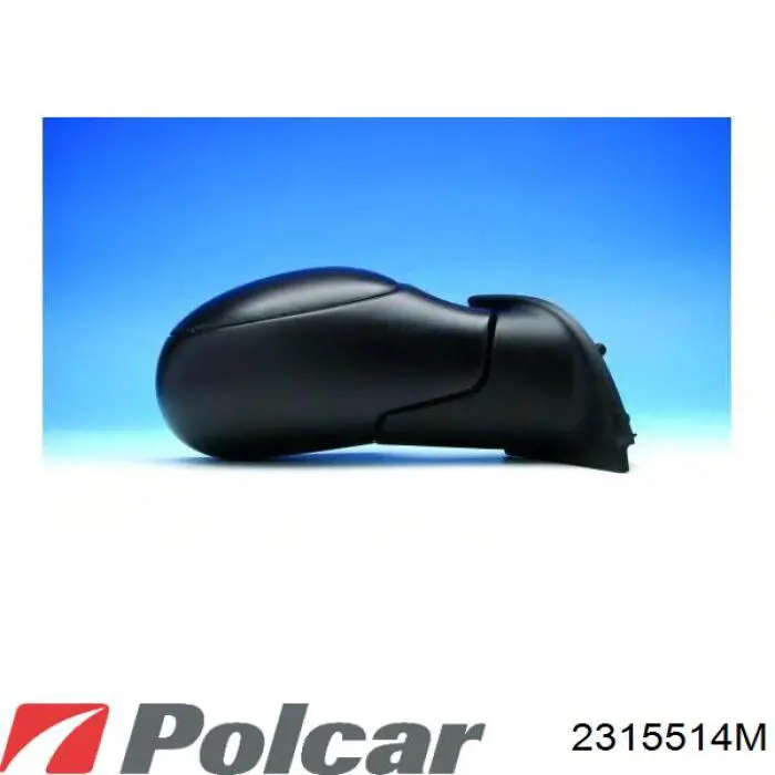 Левое боковое зеркало 00008149RY Peugeot/Citroen