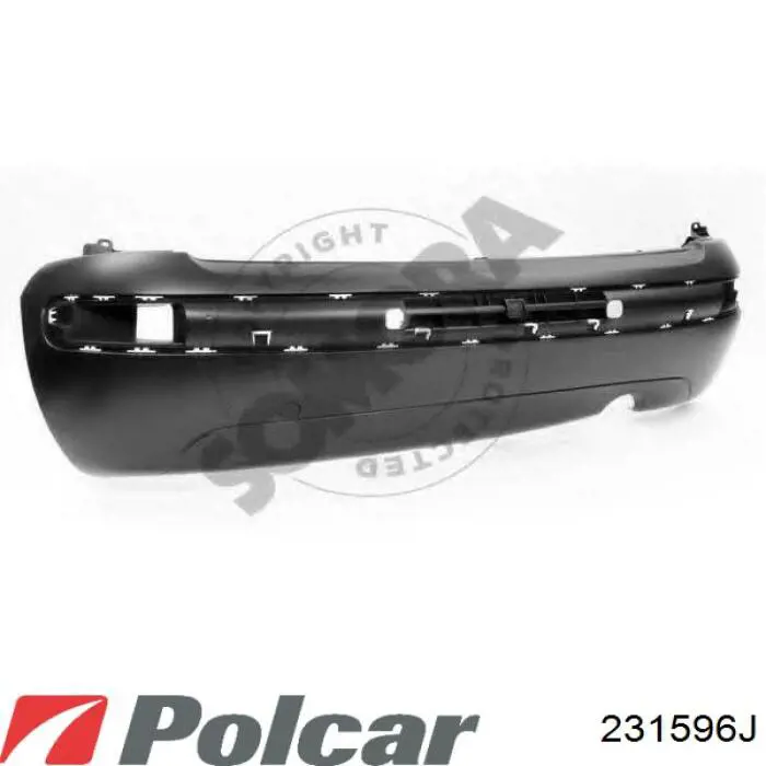 Задний бампер 231596J Polcar