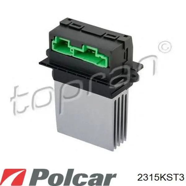 2315KST3 Polcar резистор (сопротивление вентилятора печки (отопителя салона))