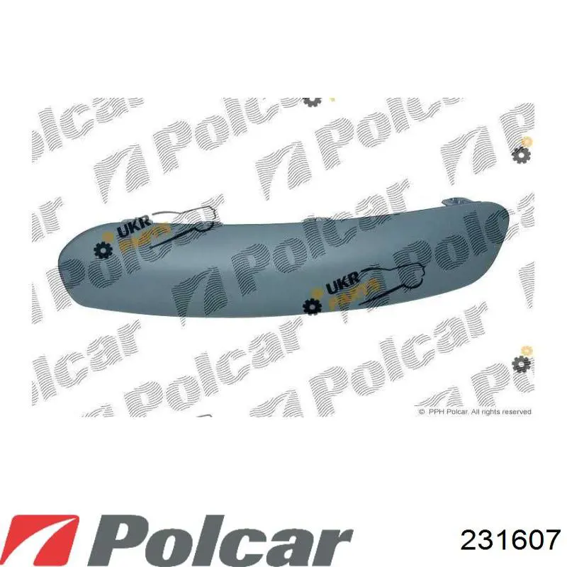 231607 Polcar Бампер передний в сборе
