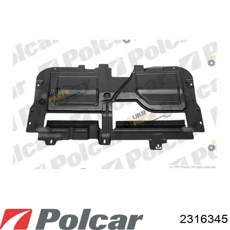 2316345 Polcar защита двигателя