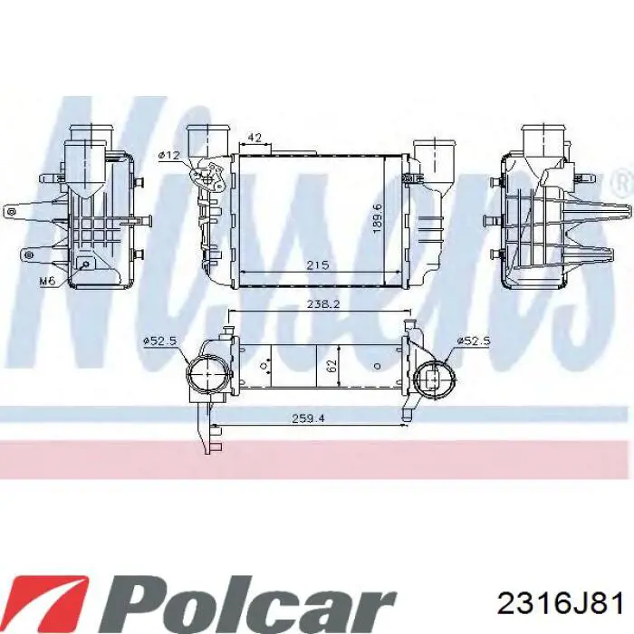 Купить AC630073 Maxgear Интеркулер