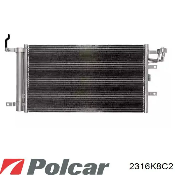 2316K8C2 Polcar радиатор кондиционера